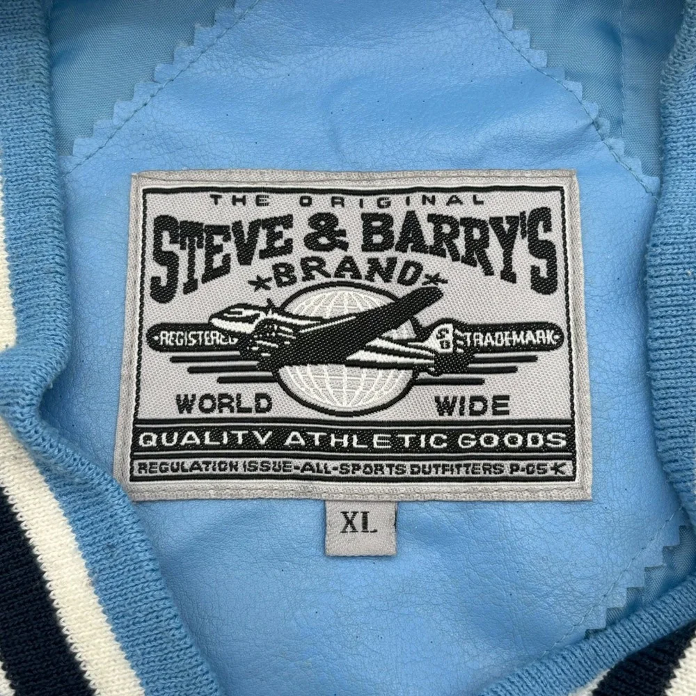 Vintage Steve & Barrys UNC Tar Heels Letterman Varsity Jacket XL University - Picture 2 of 16